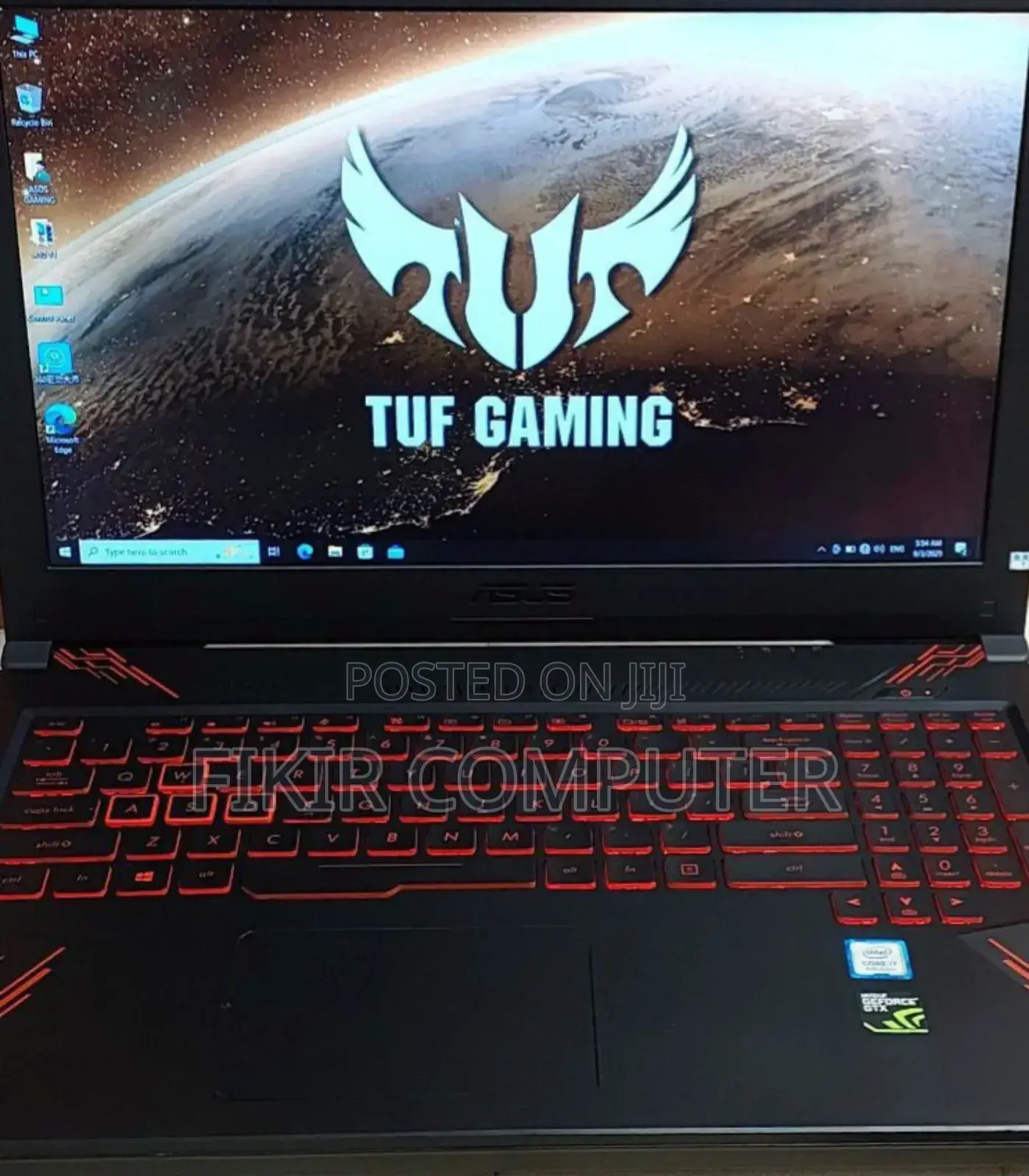New Laptop Asus TUF Gaming A15 16GB Intel Core I7 SSD 128GB