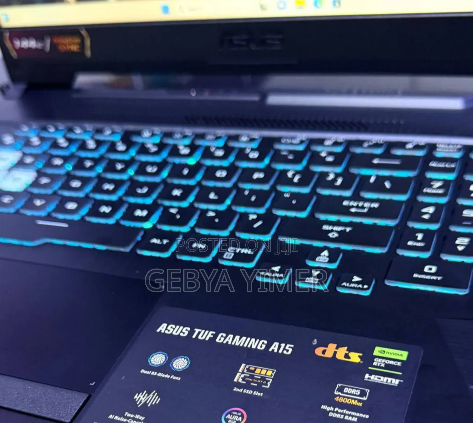 New Laptop Asus TUF Gaming A15 16GB AMD Ryzen 5 SSD 512GB