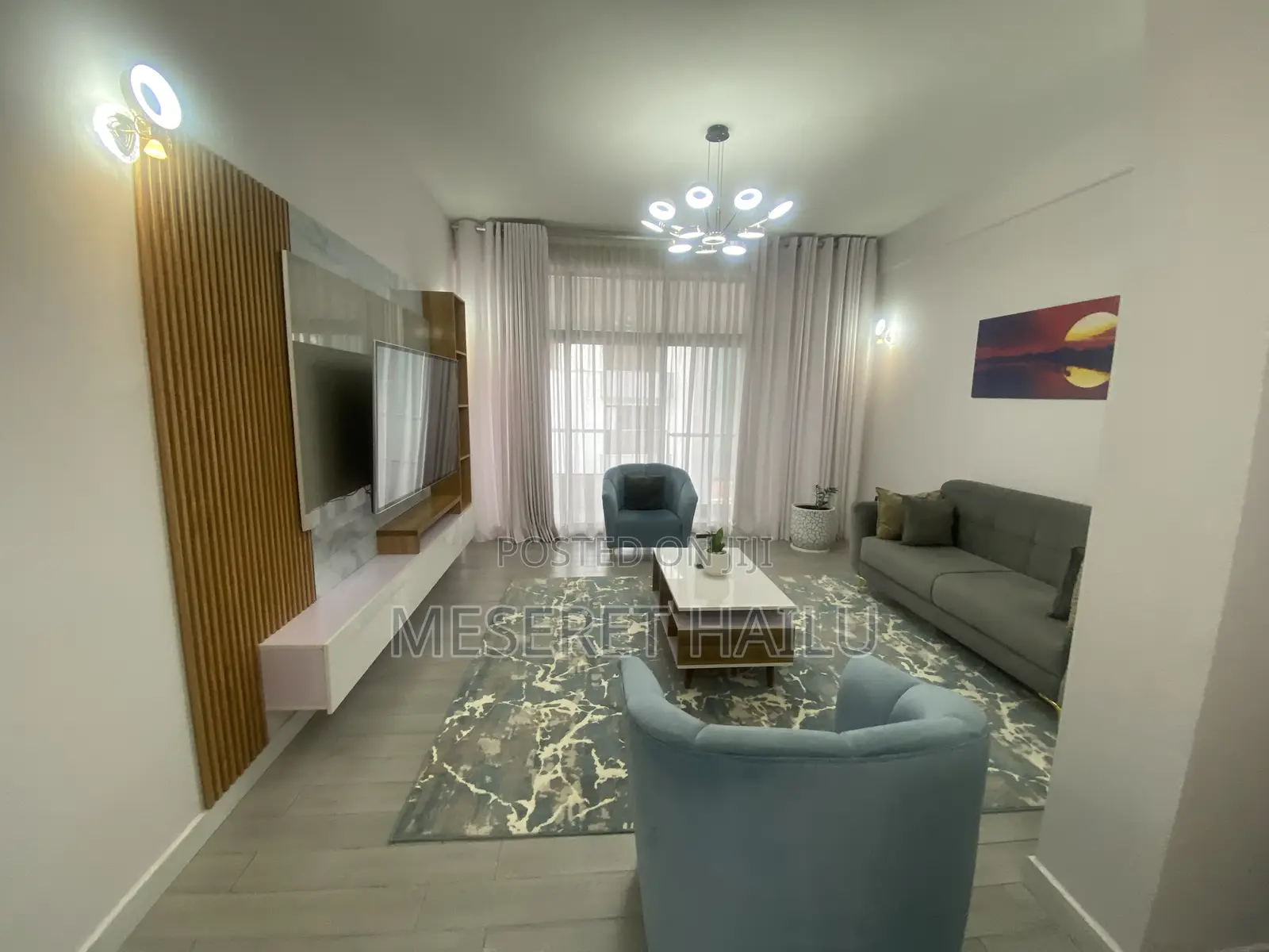 Furnished 3bdrm Apartment in Bole for rent