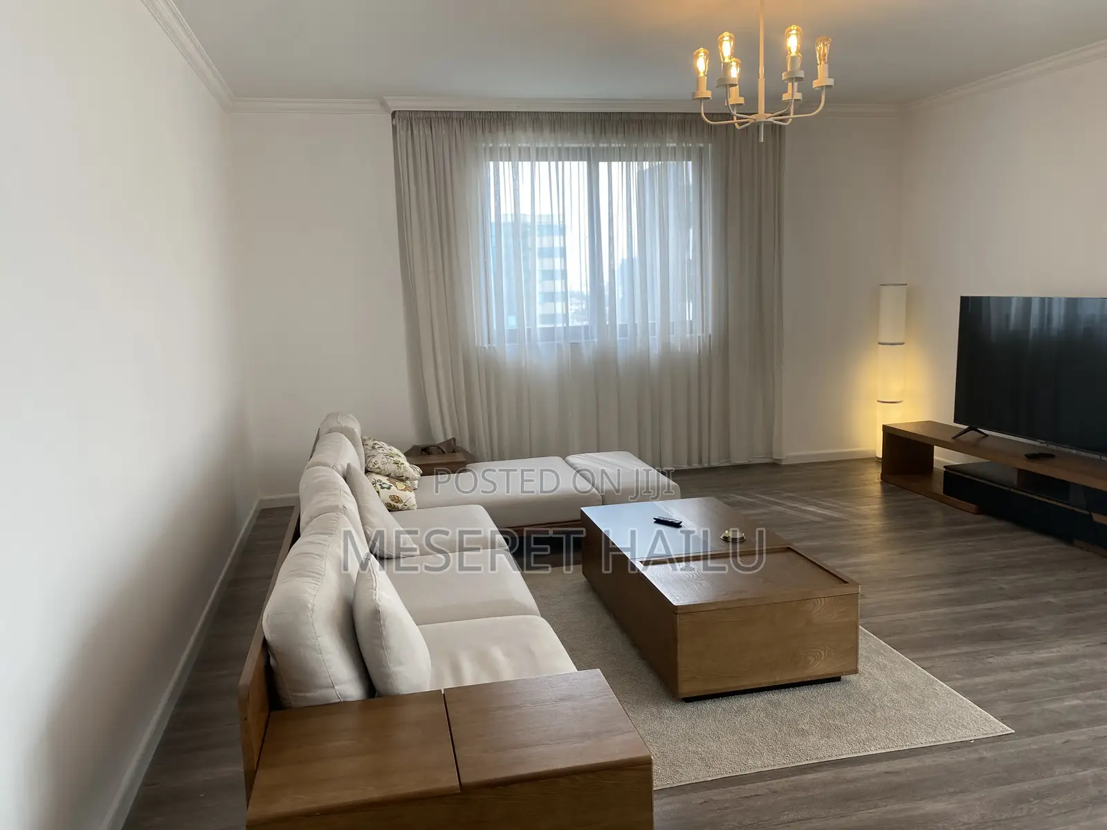 Furnished 3bdrm Apartment in Bole for rent