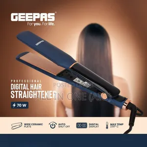 Photo - Geepas Professional Digital Hair Straightener- Ghs86076