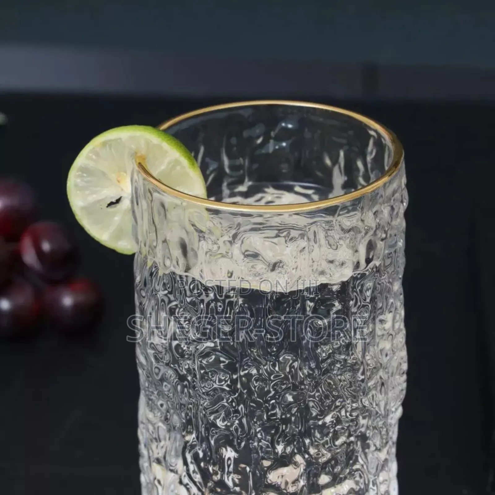 Vintage Water and Juice Glass Cup (እጅግ ውብ የሆኑ የውሃ መጠጫ ብርጭቆዎች)