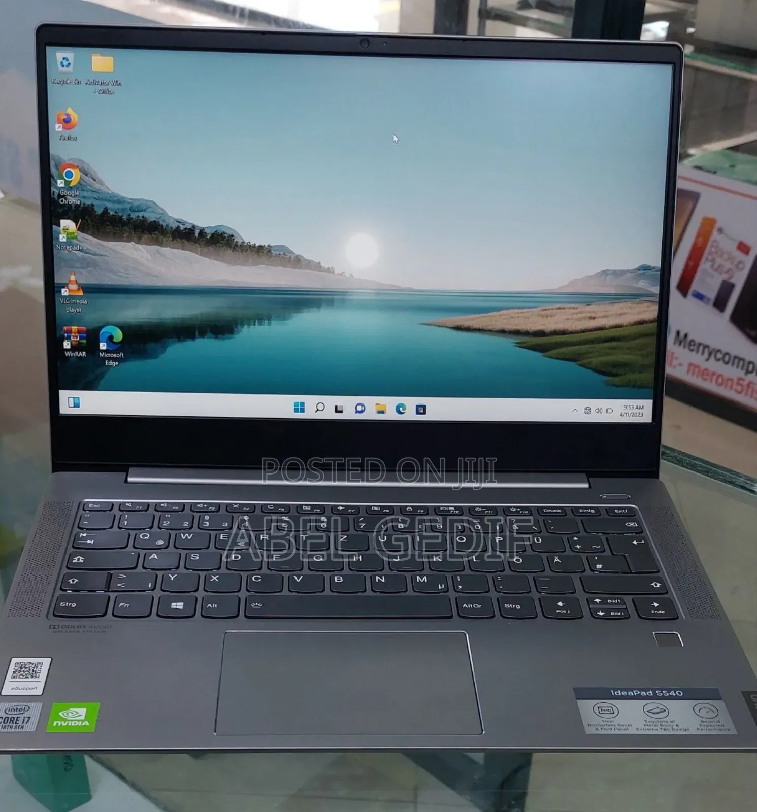 New Laptop Lenovo IdeaPad 1 12GB Intel Core I7 SSD 512GB
