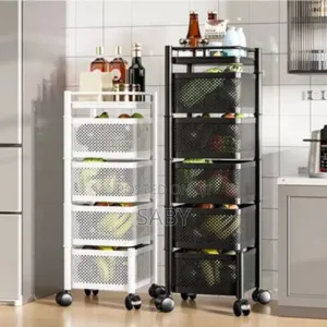 5 Layer Moveable Kitchen Storage Rack