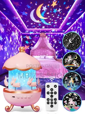 Rechargeable Rotating Projector Lamp