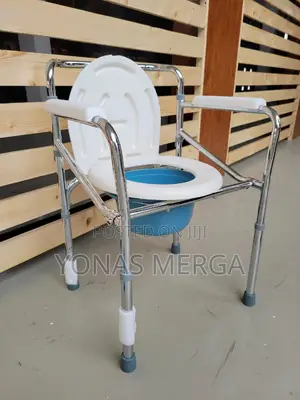 Photo - Toilet Chair壩❨Steel Pipe : Super Load-Bearing⎞₺Commode Chair屣画pots