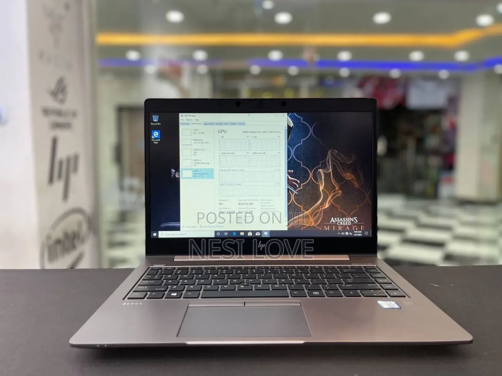 New Laptop HP ZBook 14 16GB Intel Core I7 SSD 512GB