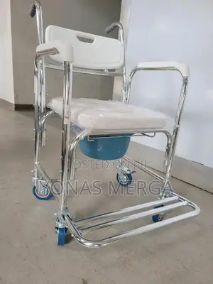 Photo - Shower Chair With Soft Padded鵼∆Commode Chair簽₮Multi-Purpose Chair