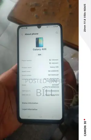 Samsung Galaxy A06 128 GB Blue