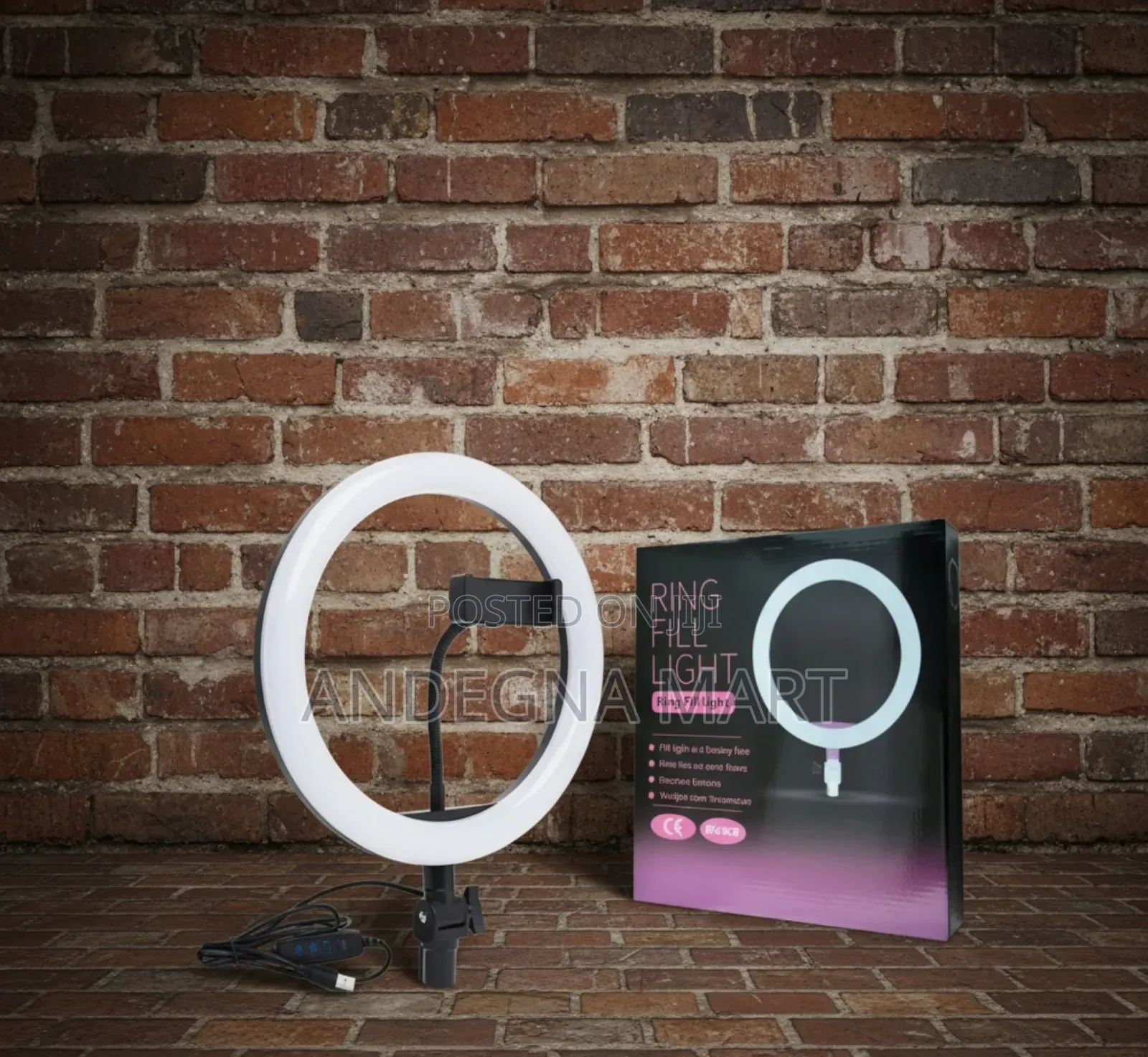 For the Best Content, 10-Inch Soft Ring Light: Smart for Creators.