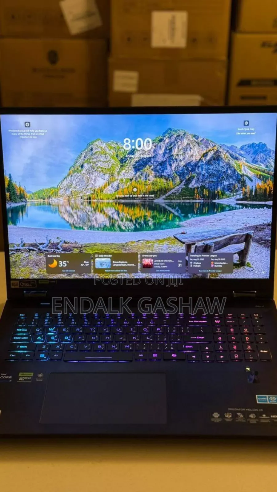 New Laptop Acer Predator Helios Neo 16 32GB Intel Core I9 SSD 1T