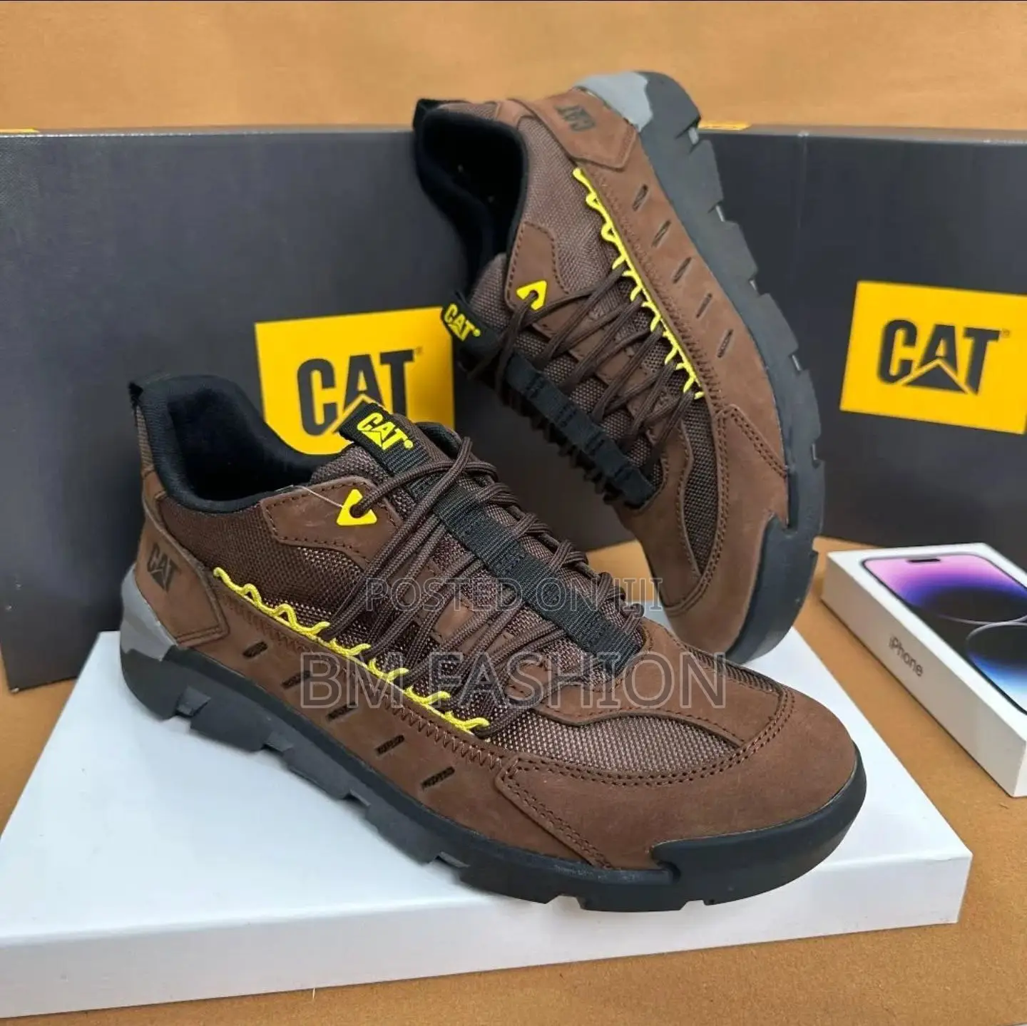 Tossud Cat Low Mens Quality Shoes Caterpillar Brown