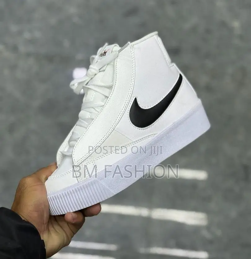 Nike Blazer Mid White Rubber Sole Quality Men's Footwear