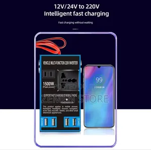 1500w Car Power Inverter 12/24v to 220v