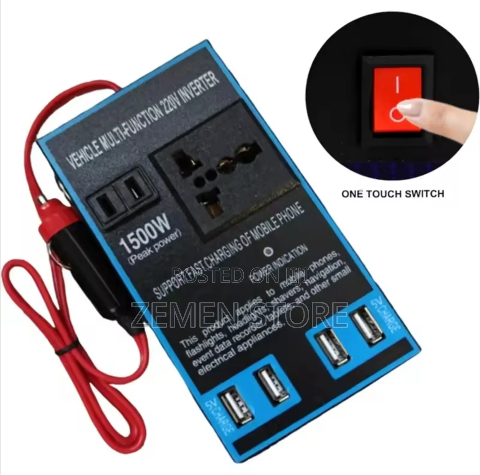 1500w Car Power Inverter 12/24v to 220v