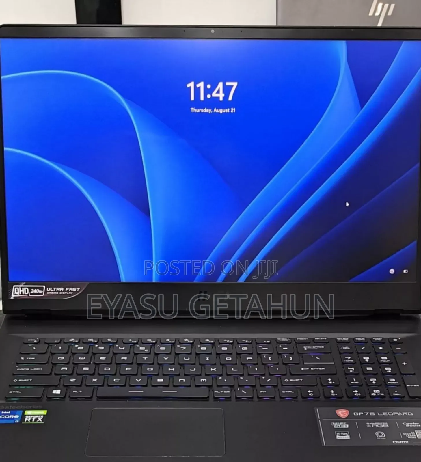 New Laptop MSI GP75 Leopard 16GB Intel SSD 1T