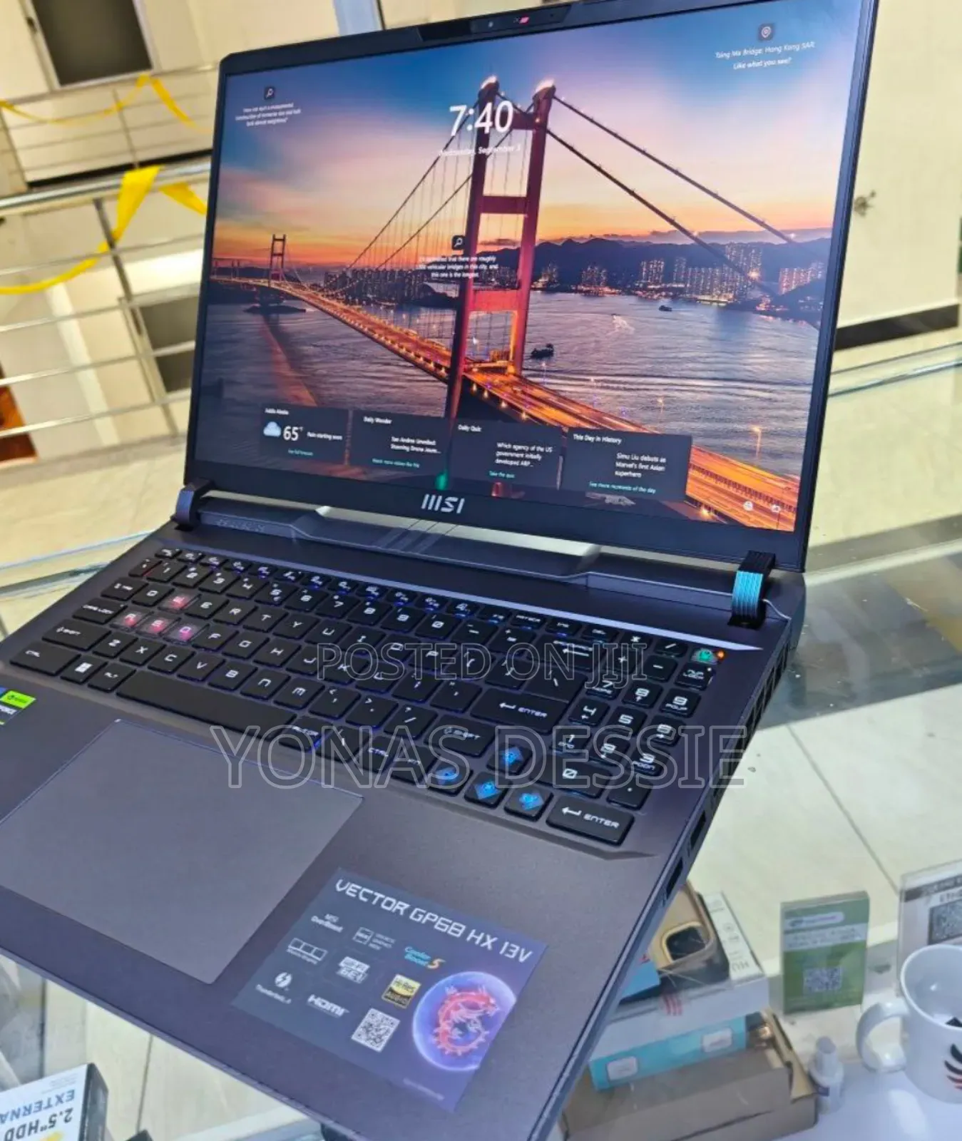 New Laptop MSI Vector GP68 HX 13V 16GB Intel Core I9 SSD 1T