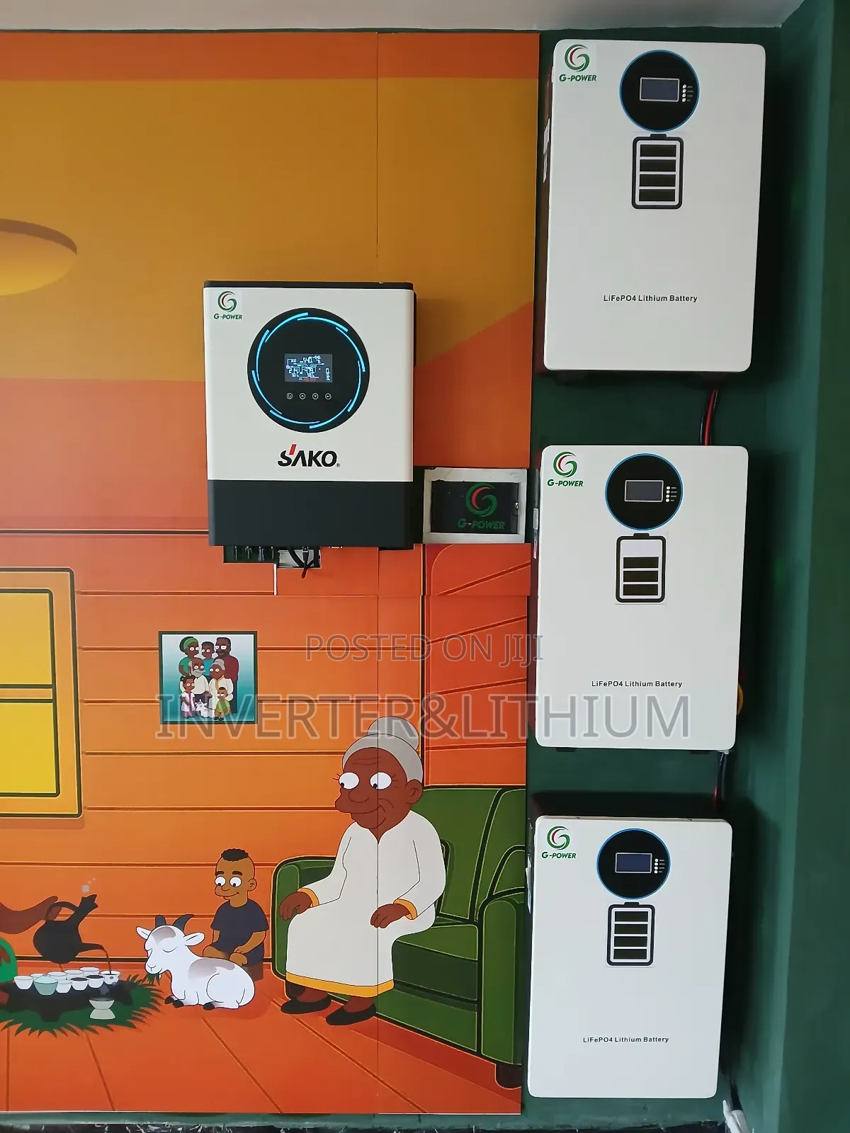 Hybrid Inverter With Lithium Ion Battery (Automatic Power Backup )