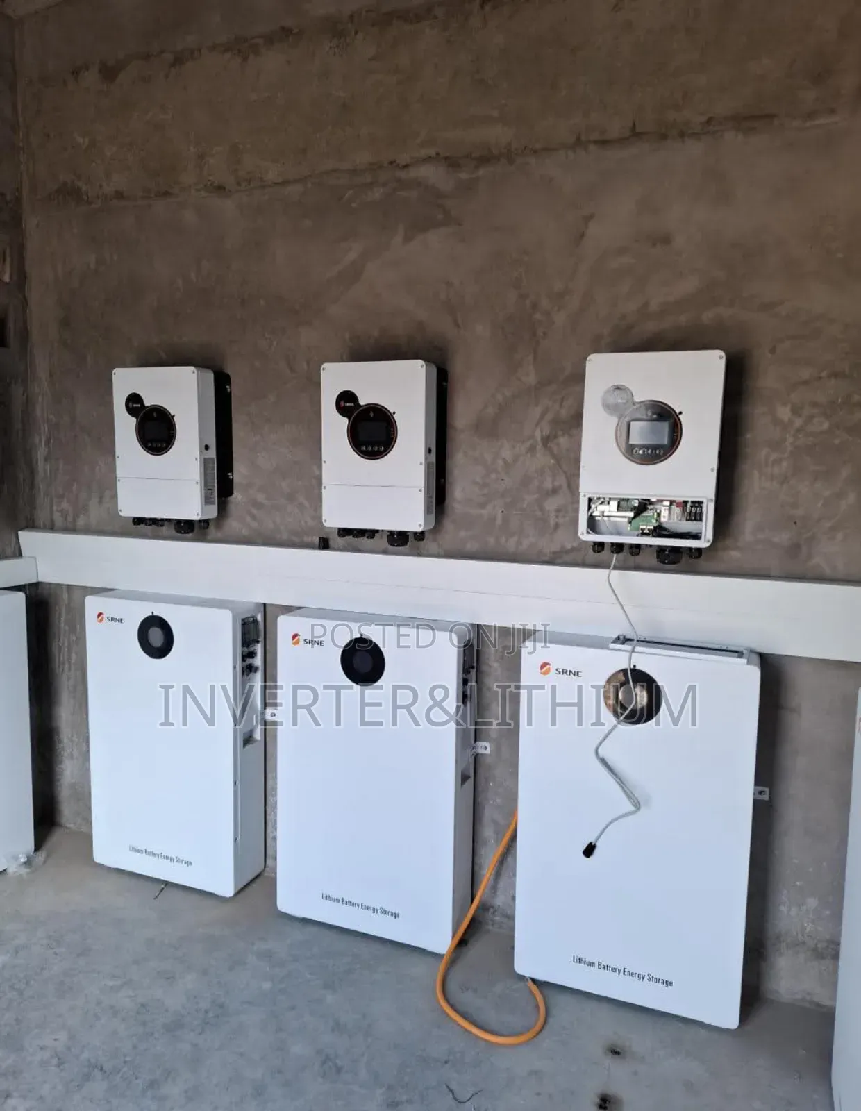 Hybrid Inverter With Lithium Ion Battery (Automatic Power Backup )