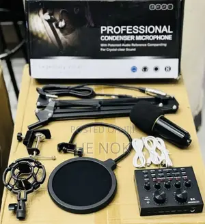 Photo - Condenser Microphone Bundle With V8 Sound Card