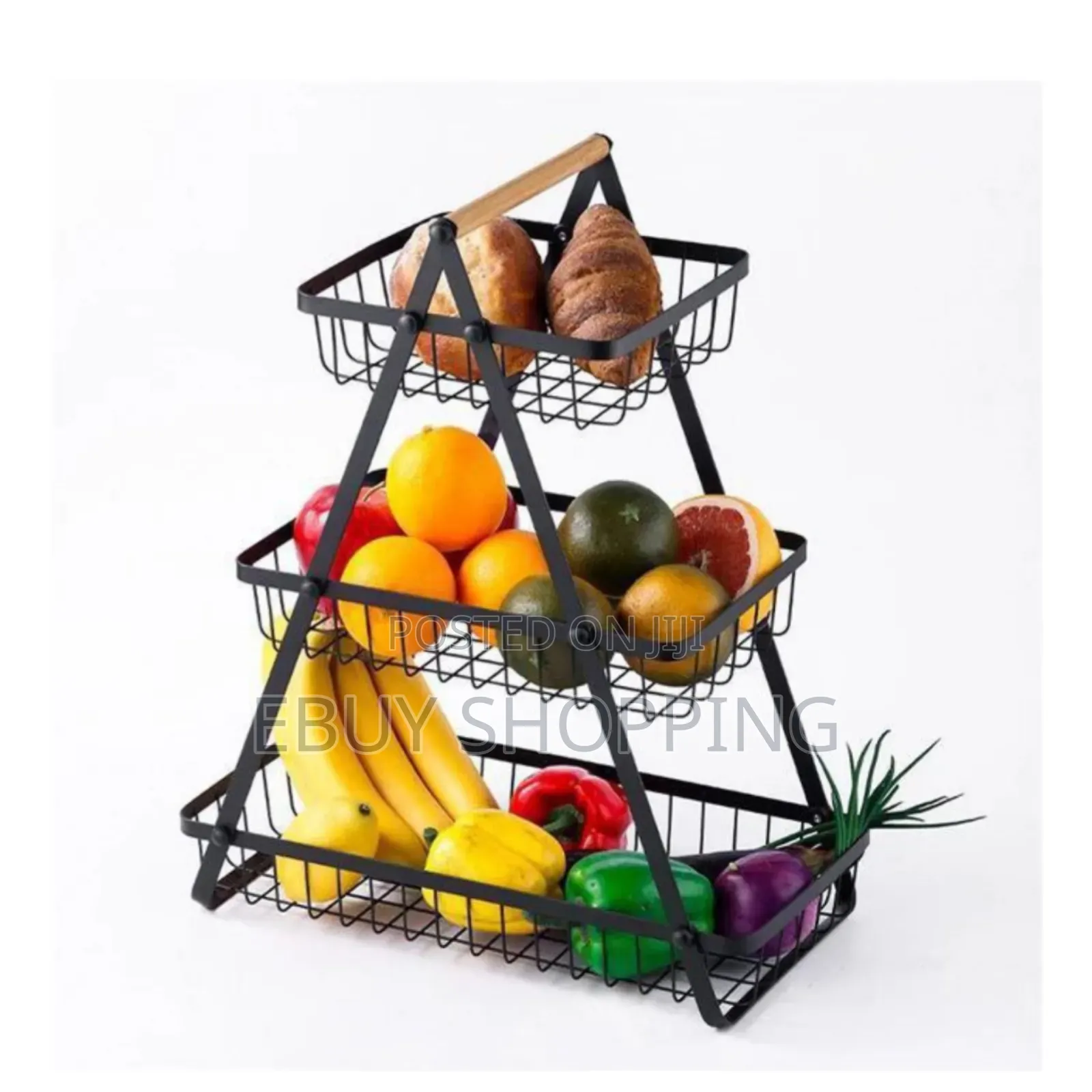 Space-Saving 3-Layer Kitchen Countertop Organizer