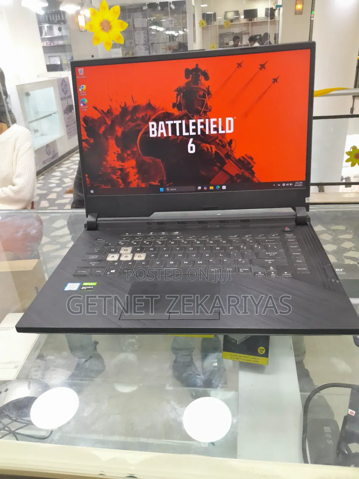 New Laptop Asus ROG Strix G15 16GB Intel Core I7 SSD 1T