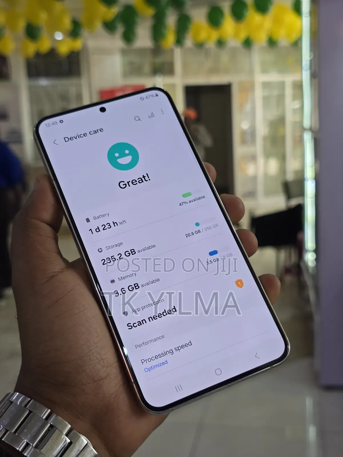 New Samsung Galaxy S22+ 5G 128 GB White