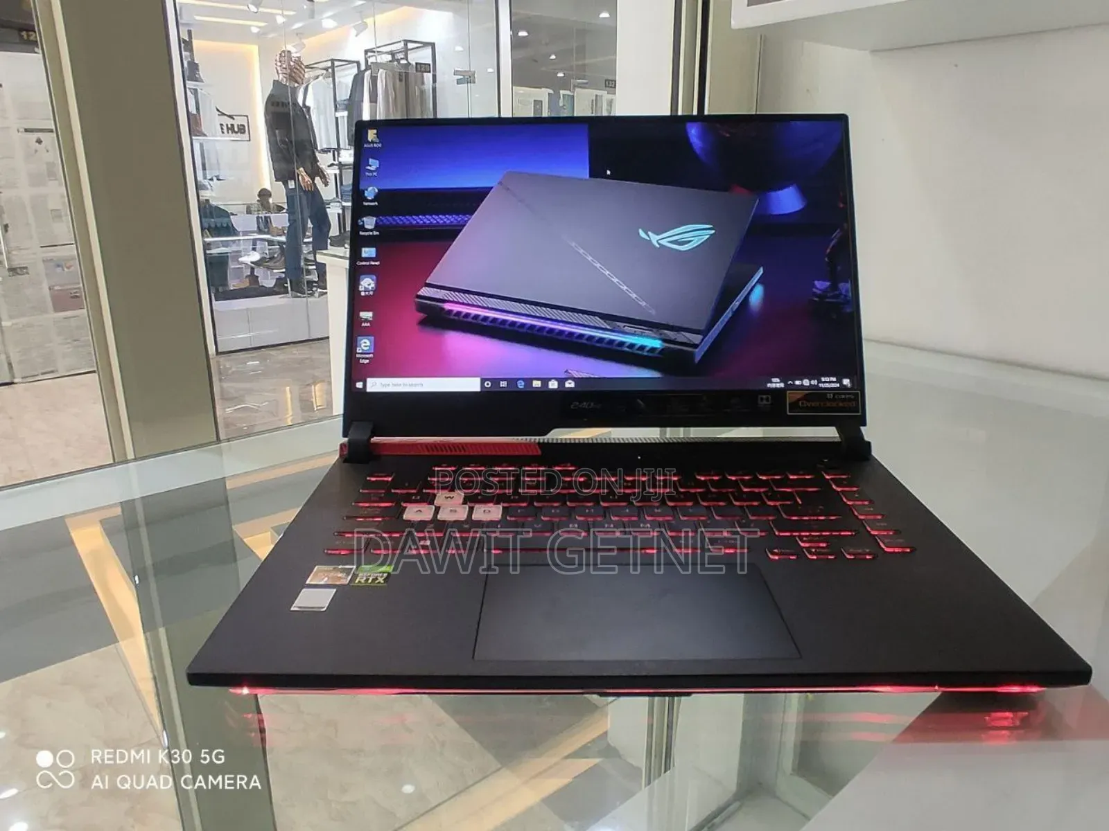 New Laptop Asus ROG Strix G15 16GB AMD Ryzen 9 SSD 512GB