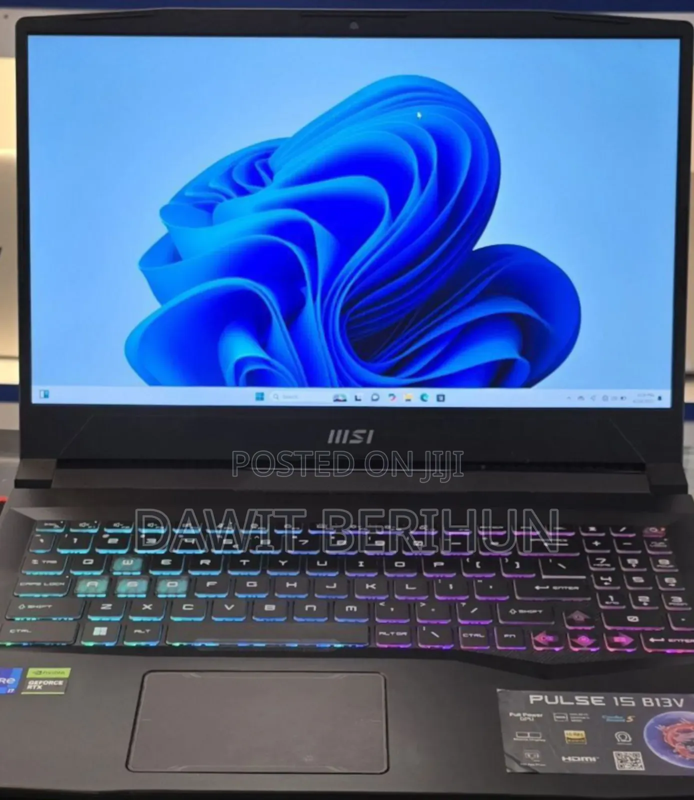 New Laptop MSI 16GB Intel Core I7 SSD 1T