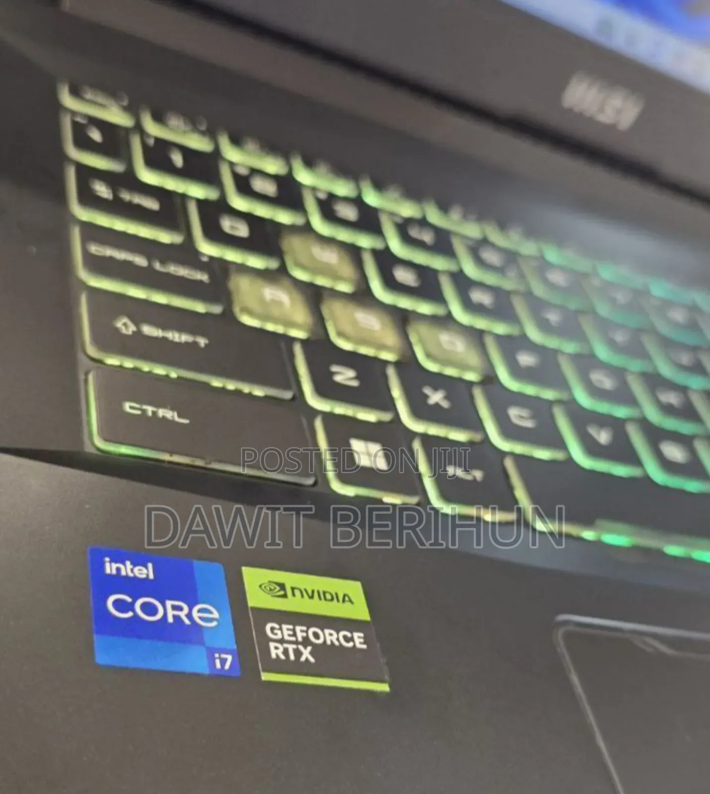 New Laptop MSI 16GB Intel Core I7 SSD 1T