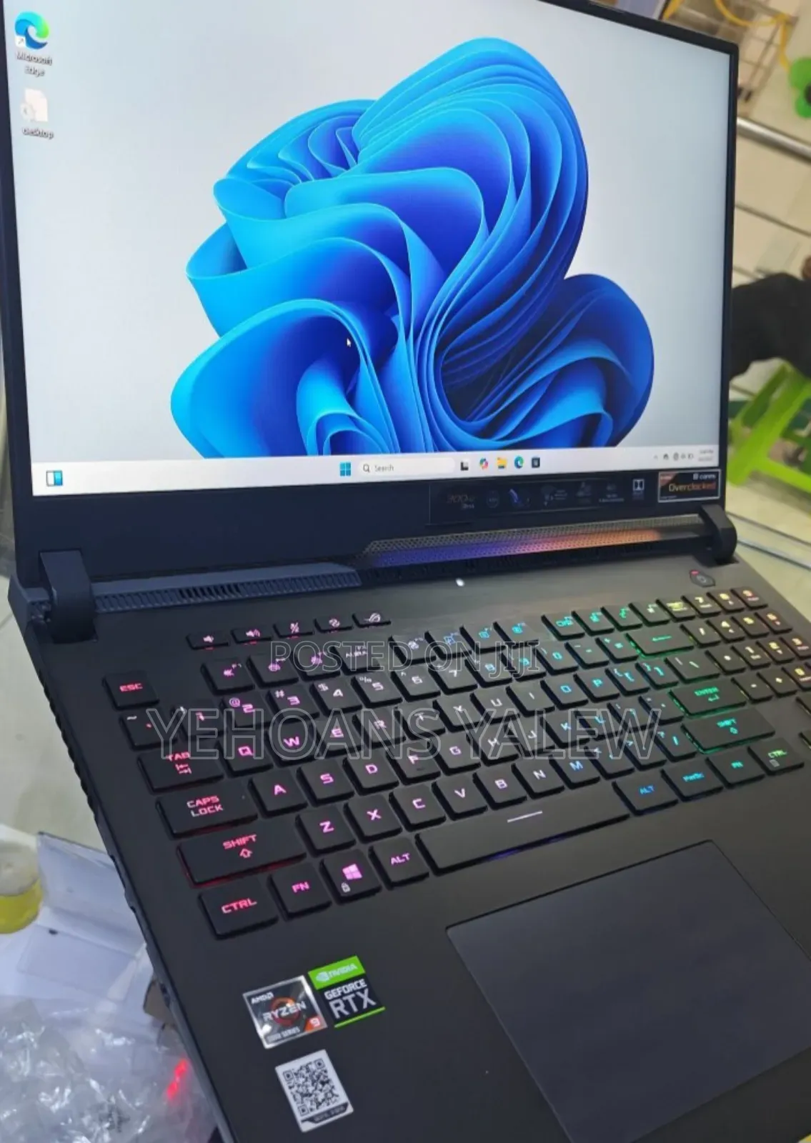 New Laptop Asus ROG Strix G17 32GB AMD Ryzen 9 SSD 1T