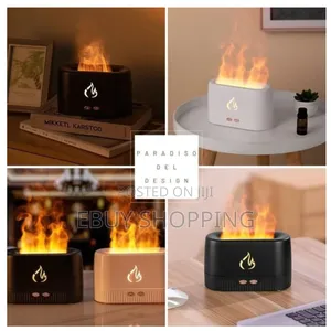 Photo - High-Quality Flame Effect Aroma Humidifier for Home