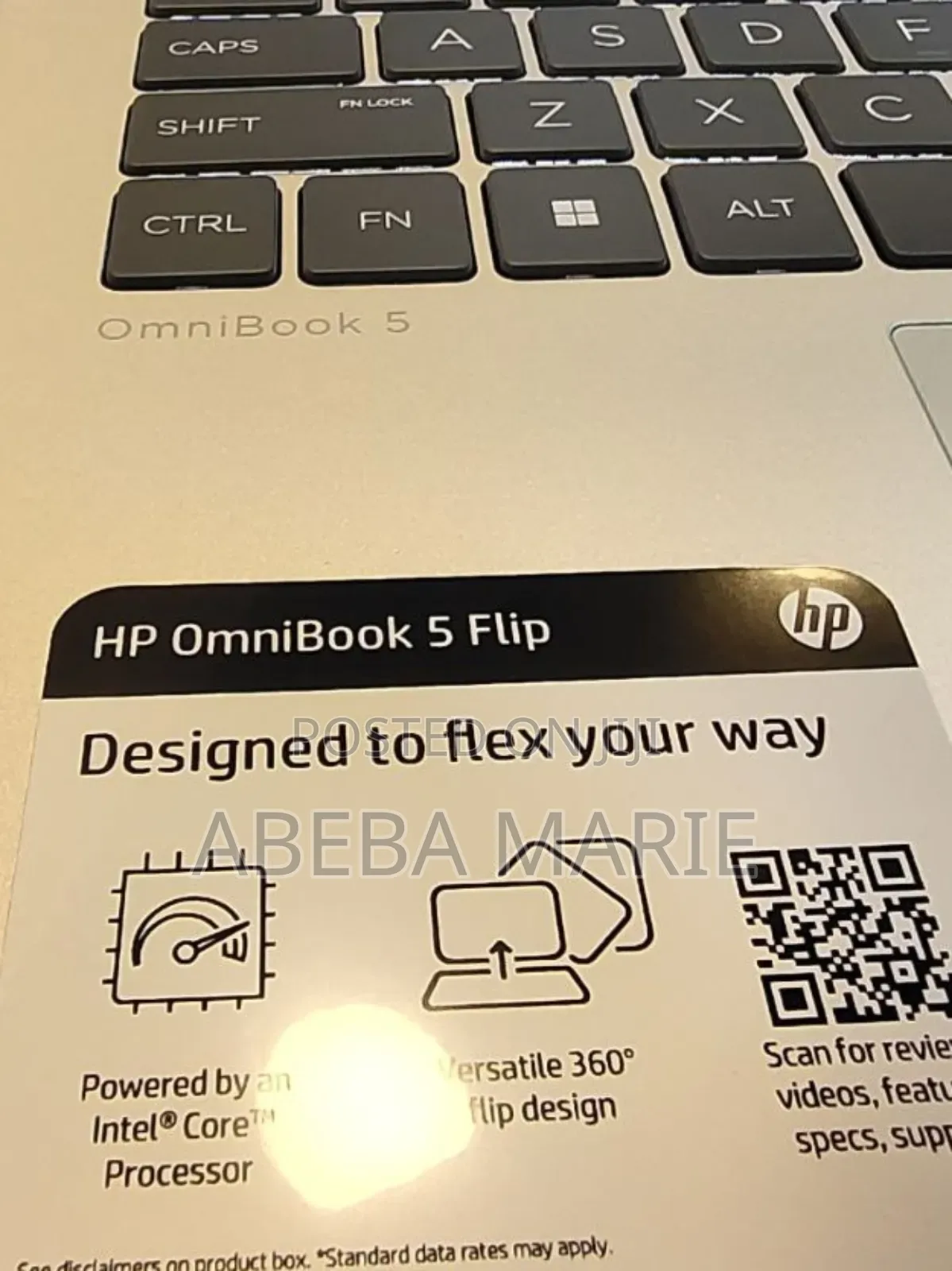 New Laptop HP OmniBook 5 Flip 16GB Intel Core Ultra 7 SSD 1T