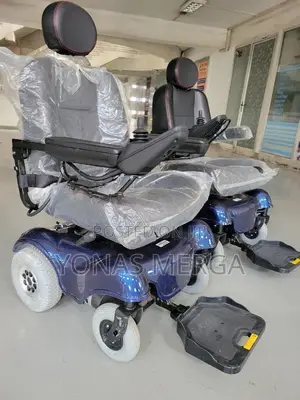 Photo - Rechargeable Wheelchair=Electric Wheelchairs: Long Travel Range 360°