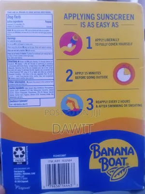 Original Sunscreen From Usa: Banana Boat Sport(Spf 50)