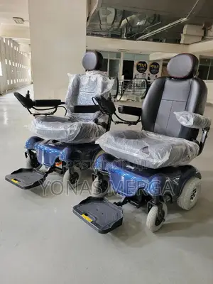 Motorized Steered Movement. Power Wheelchairs Combine Function