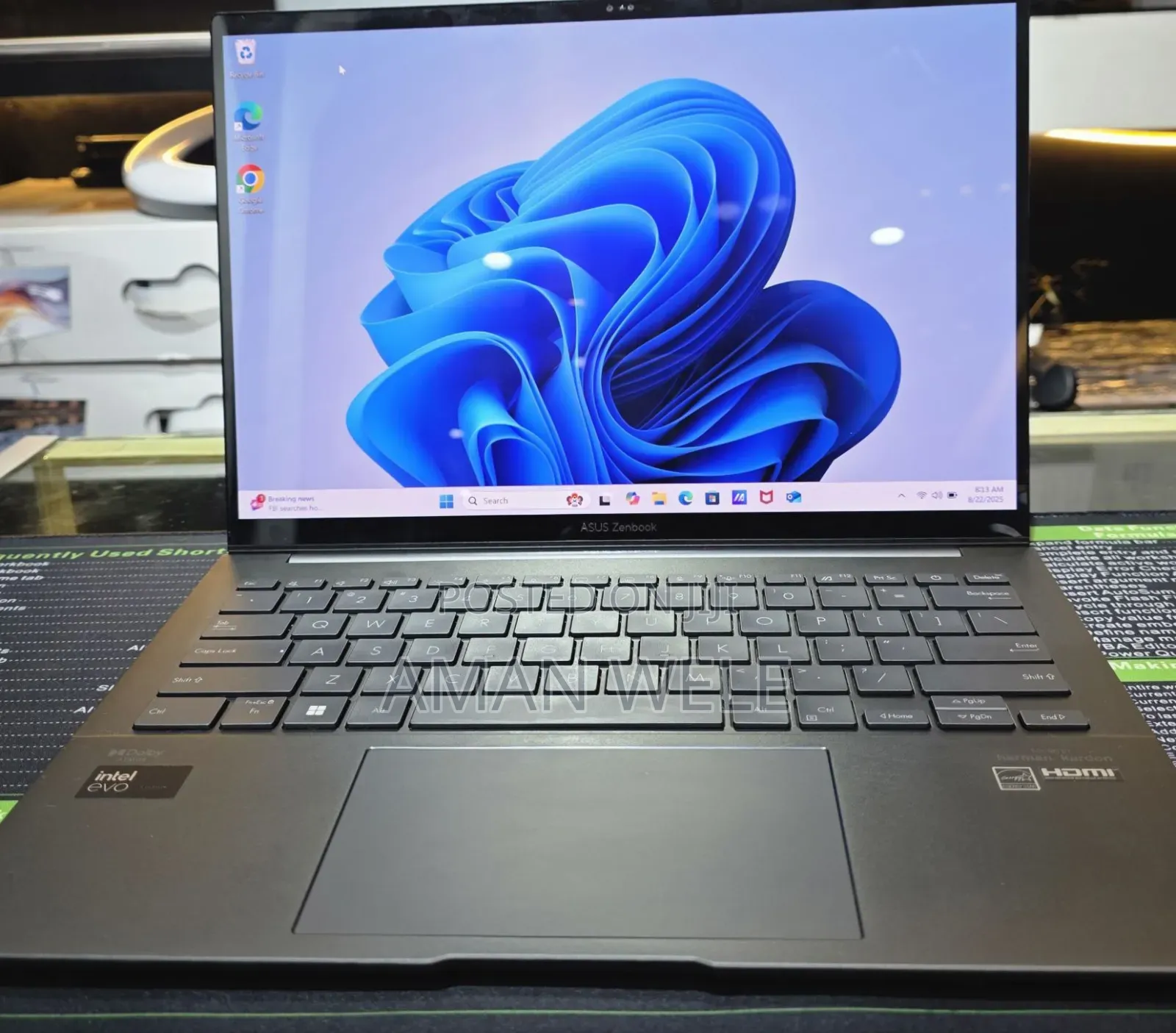 New Laptop Asus ZenBook 13 UX331UN 8GB Intel Core Ultra 5 SSD 512GB