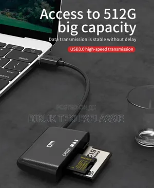 3 in 1 Multifunction Tf,Cf,Sd Card Reader