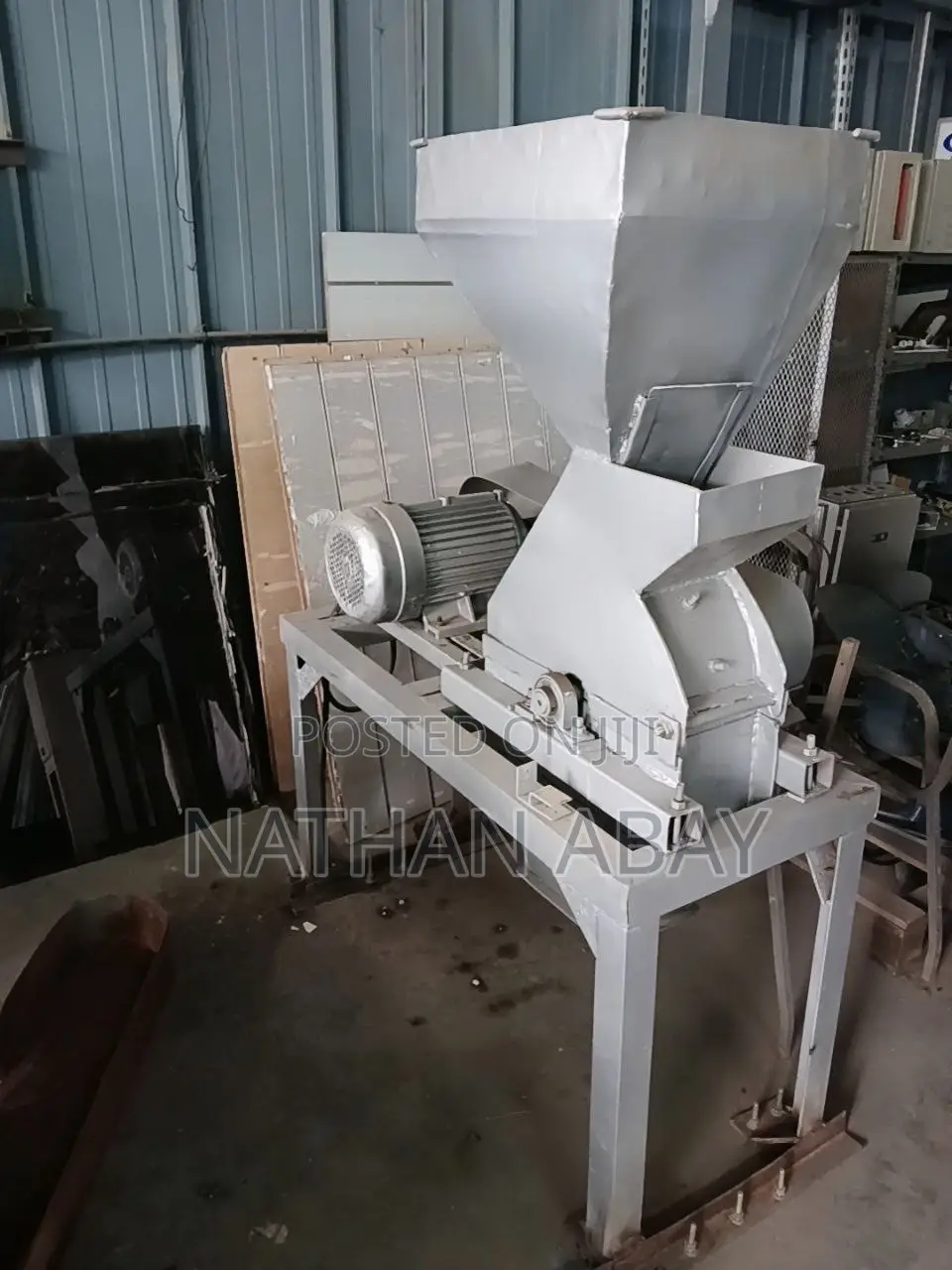 Salt Grinding Machine Text Before Calling