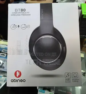 Photo - Abingo Bt80 Over-Ear Headphones - Comfortable Fit, Wireless Freedom!