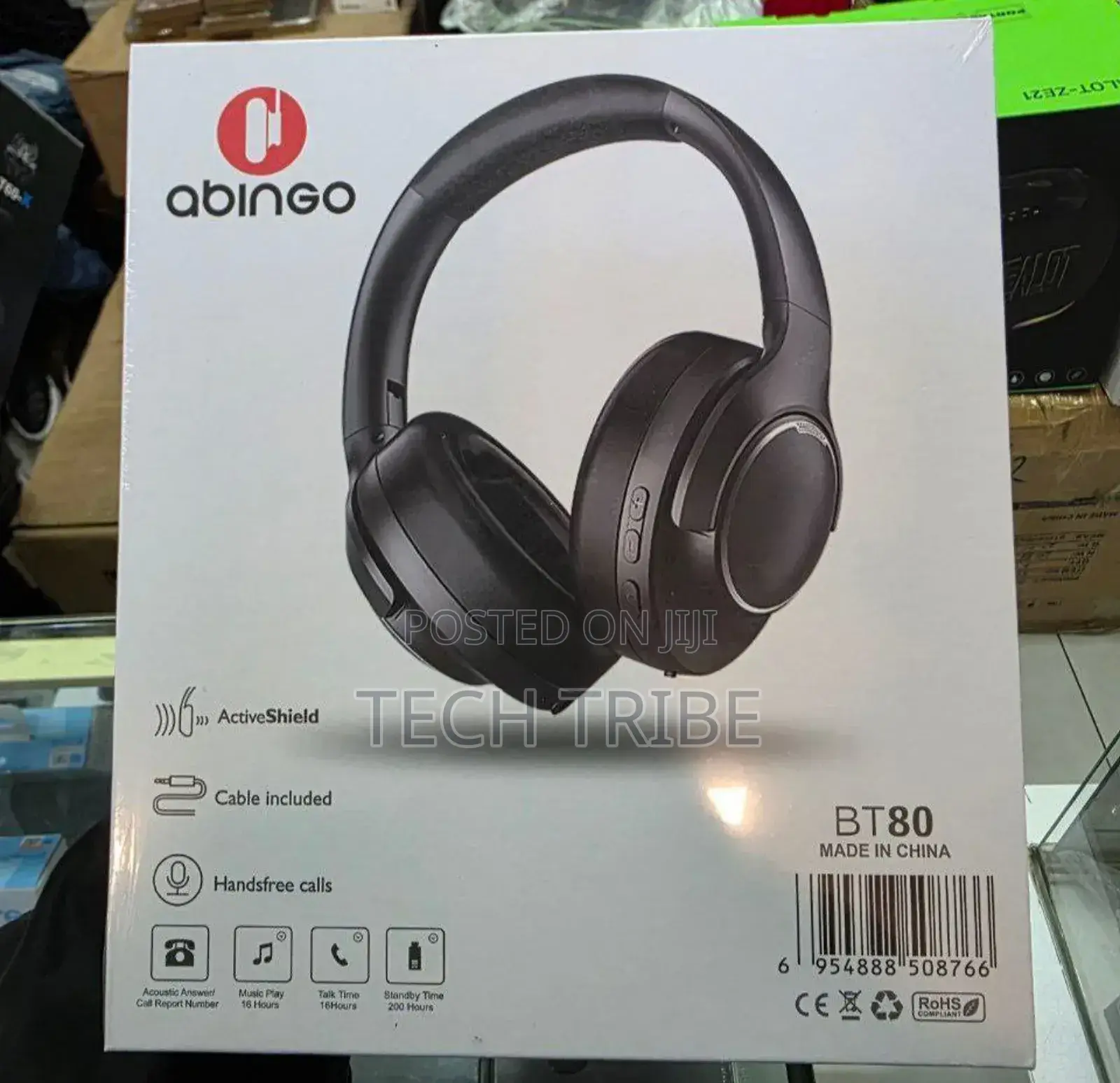 Abingo Bt80 Over-Ear Headphones - Comfortable Fit, Wireless Freedom!