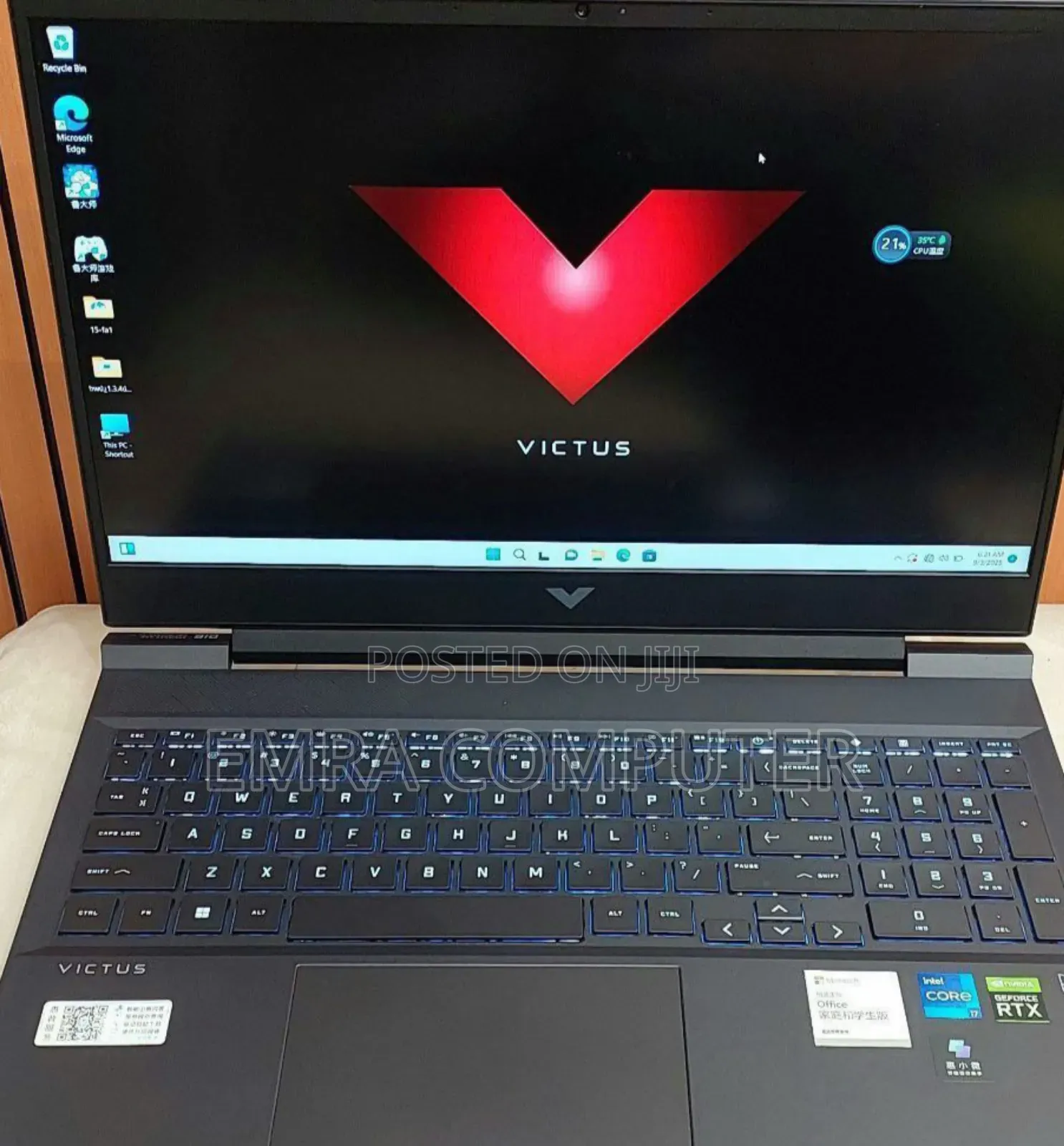 New Laptop HP Victus 16 16GB Intel Core I7 SSD 1T