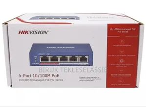 Photo - Hikvision 4 Port Fast Ethernet Unmanaged Poe Switch