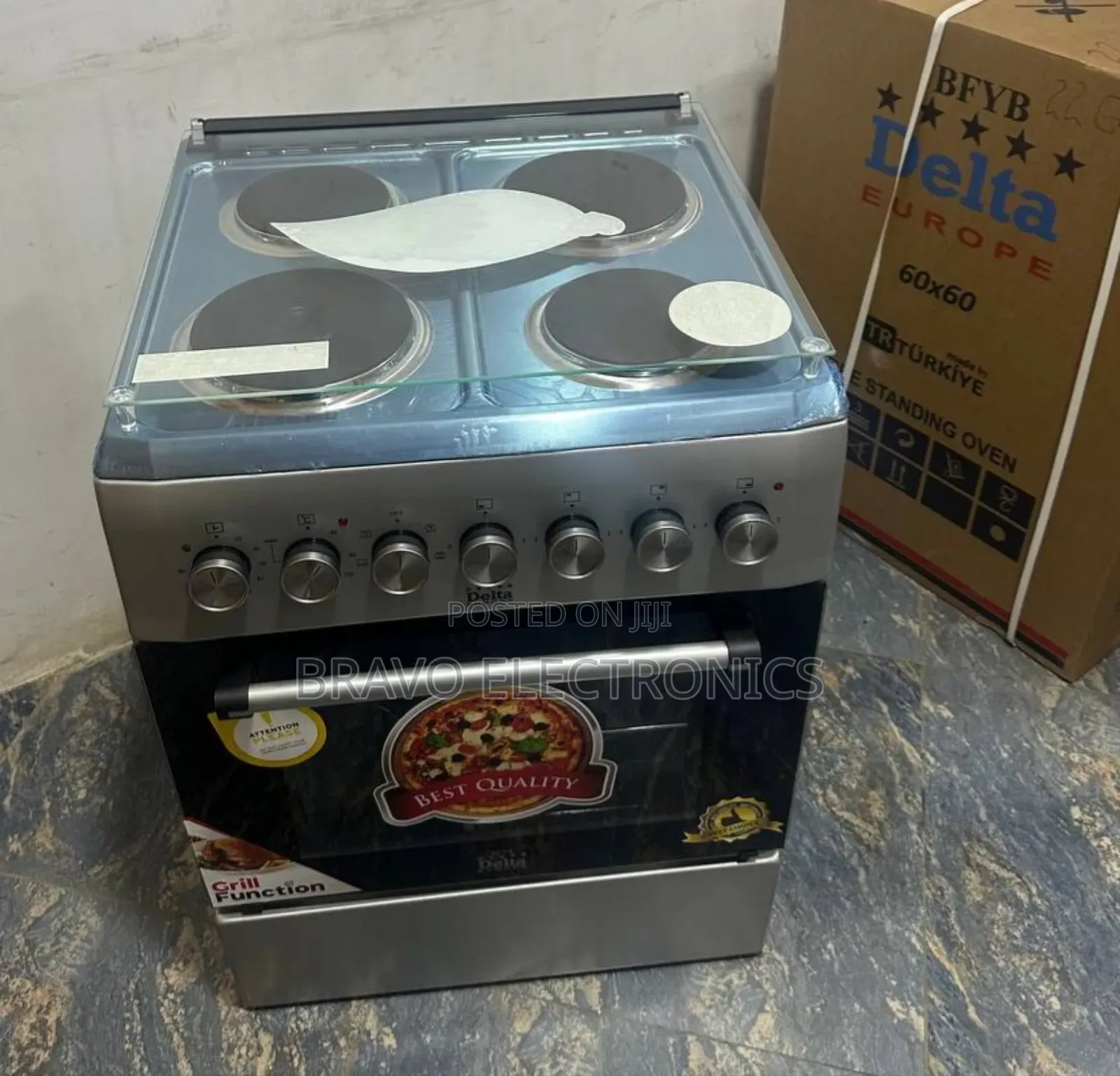 Delta Stainless Steel Oven – Modern Design, Powerful Performance