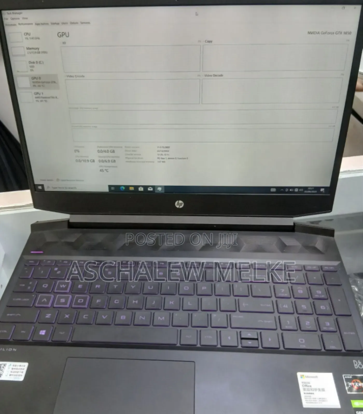 New HP Pavilion Gaming Laptop 15-Dk2xxx 16GB AMD Ryzen 5 SSD 512GB