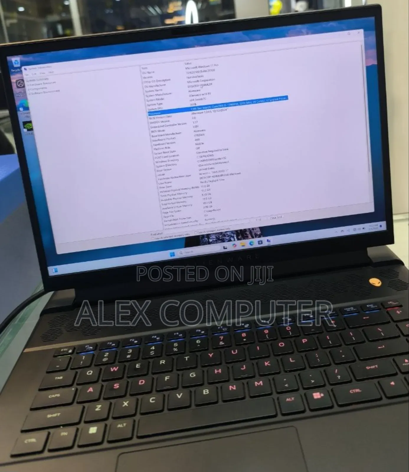 New Laptop Alienware M15 R3 32GB Intel Core I9 SSD 1T