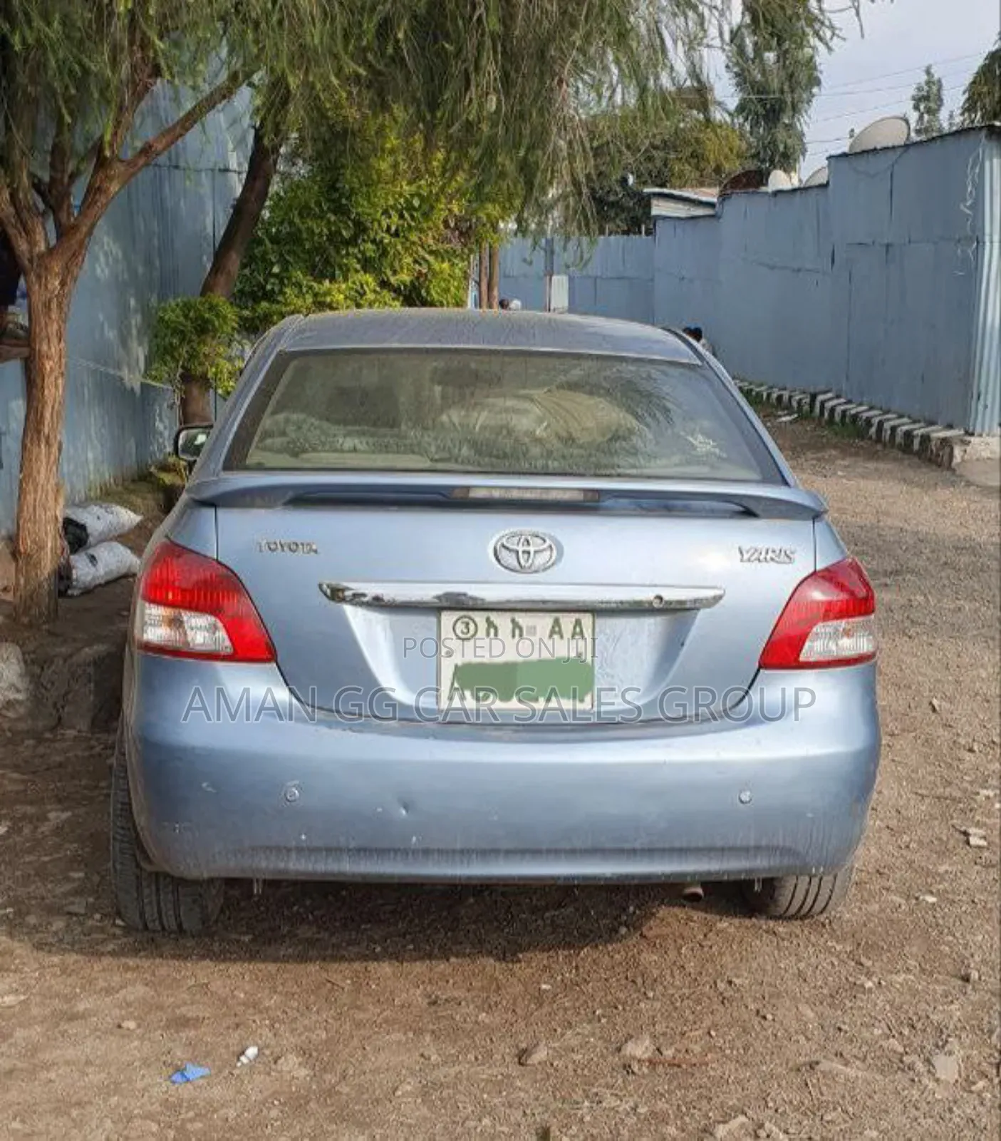 Toyota Yaris 2011 Blue
