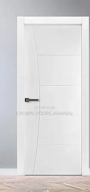 Crown Door Made Up of Wood Fiber, Synthetic Composite Natural Stone.