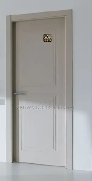 Crown Door Made Up of Wood Fiber, Synthetic Composite Natural Stone.