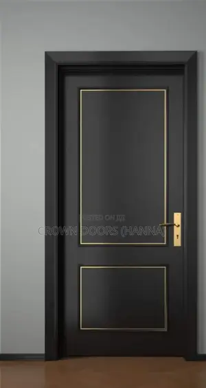 Crown Door Made Up of Wood Fiber, Synthetic Composite Natural Stone.